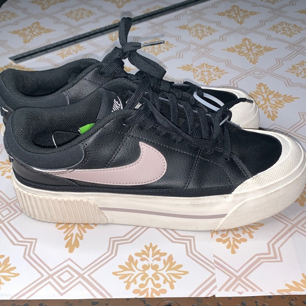 Nike Black and Pink Athletic Shoes